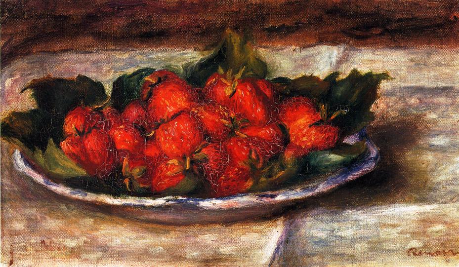 Still life with strawberries 1880